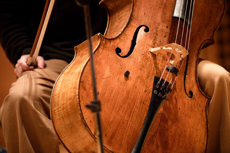 close up of cello, orchestral photography