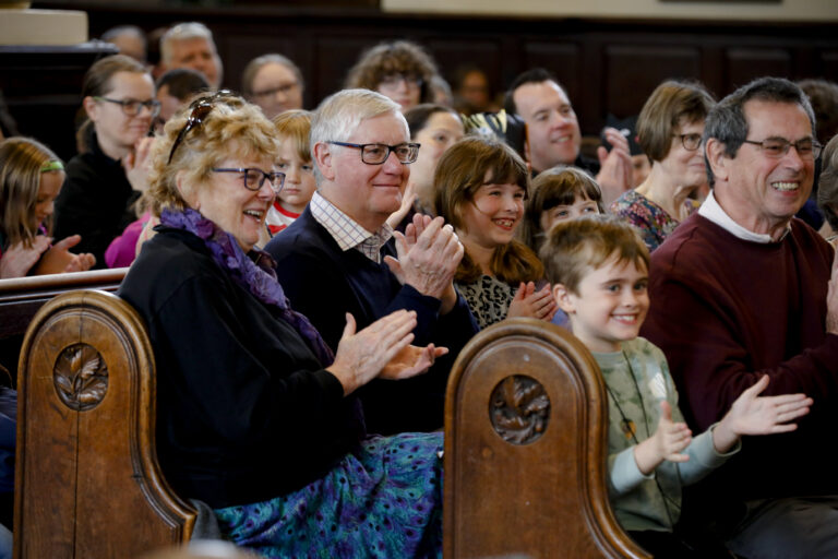 Audience at Sinfonia Viva at Derby Cathedral children's event