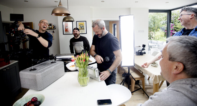 Lectio 365 app photo shoot, Turbine creative and camera man