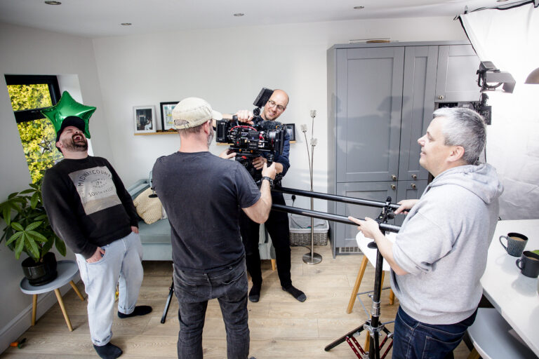 Lectio 365 app photo shoot, Turbine creative and camera man